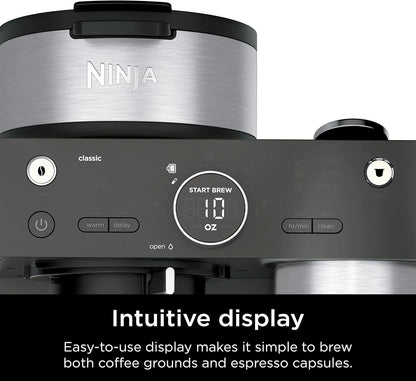 Ninja Espresso And Coffee Maker And Barista System, 3 Espresso Brew Styles