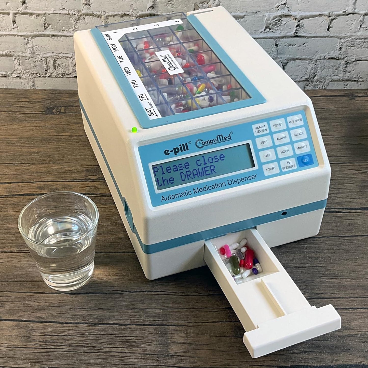 CompuMed- Tamper Resistant Automatic Pill Dispenser- AC Powered