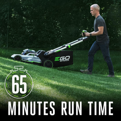 Ego Power Plus LM2102SP-A 21-Inch 56-Volt Lithium-Ion Self-Propelled Cordless Lawn Mower, 2 4.0Ah Battery And Rapid Charger Included