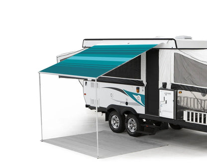 Carefree 981188C00 Campout Vinyl Bag Awning Teal 3.0m 9 Ft.-10 In