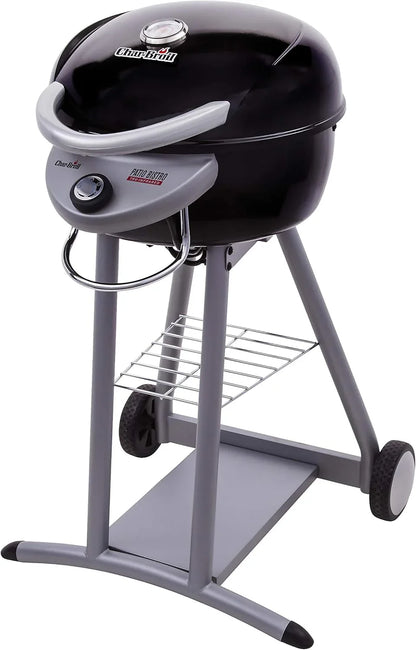 Charbroil 3-in-1 Dual Fuel Outdoor Bistro Pro Electric Grill And Griddle Plus Charcoal Mode Bbq