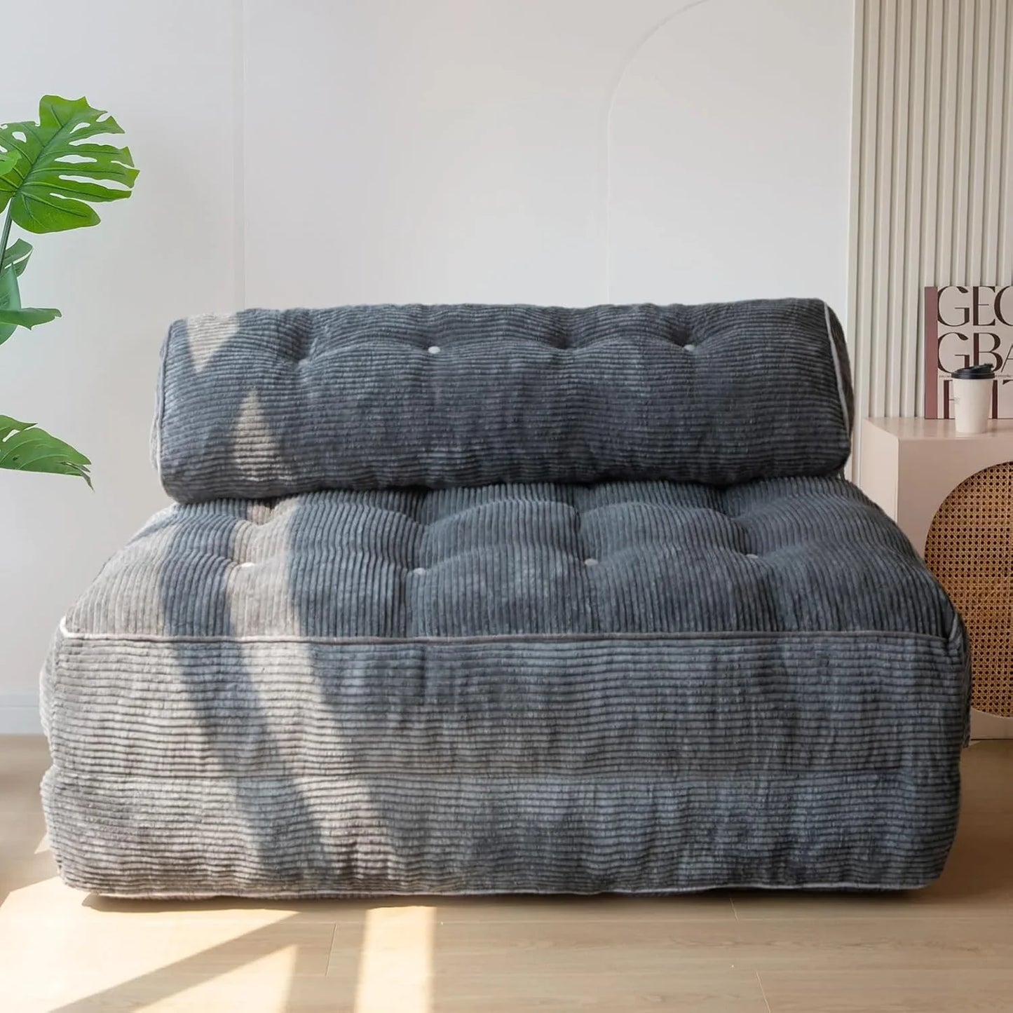 Maxyoyo Folding Sofa Bed, Convertible Sleeper Chair With Pilow Foldable Mattress With Back Support