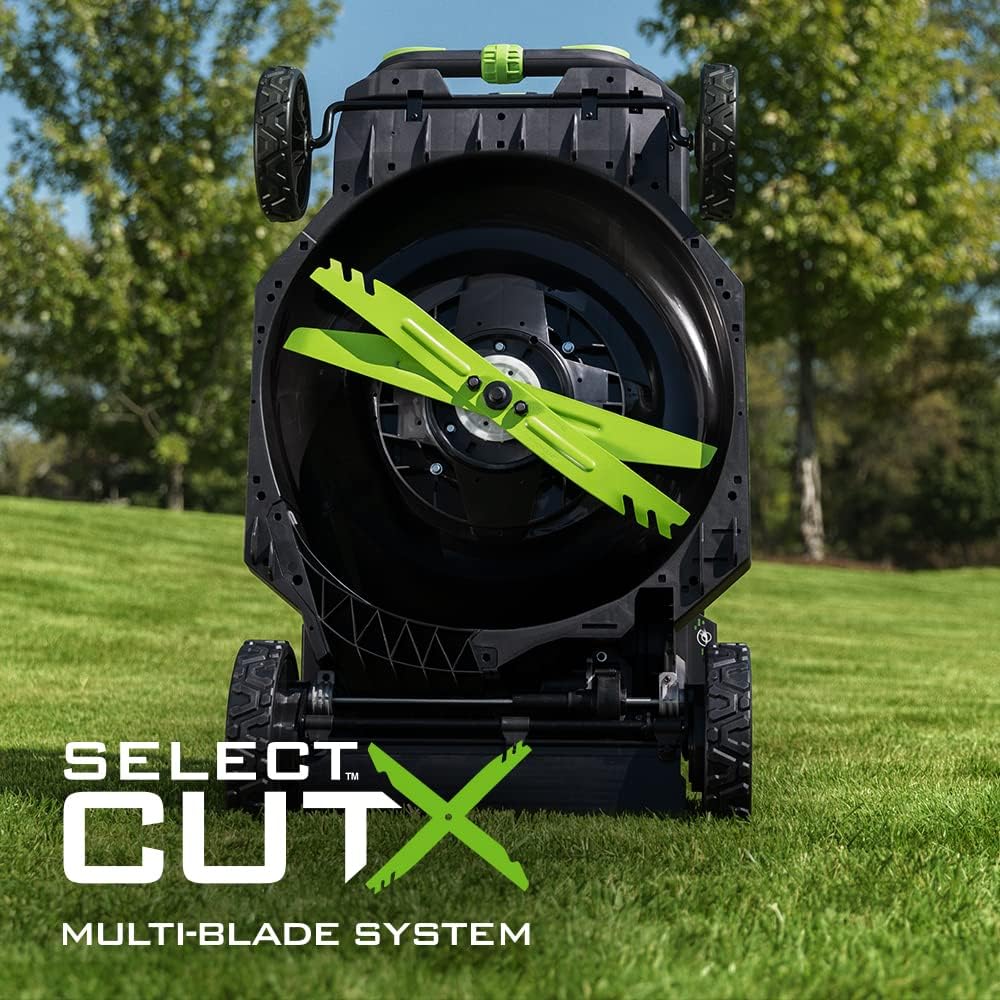 Ego Power Plus LM2102SP-A 21-Inch 56-Volt Lithium-Ion Self-Propelled Cordless Lawn Mower, 2 4.0Ah Battery And Rapid Charger Included