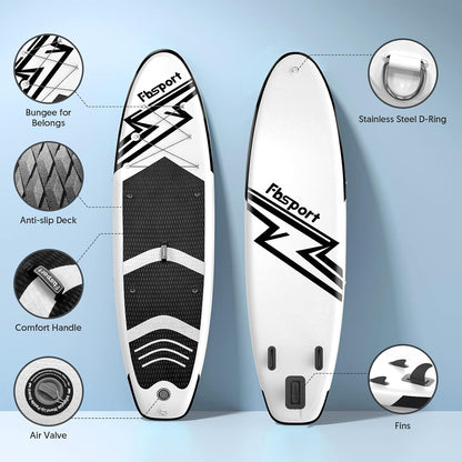 Premium Stand Up Paddle Board Yoga Board With Sup Accessories And Carry Bag