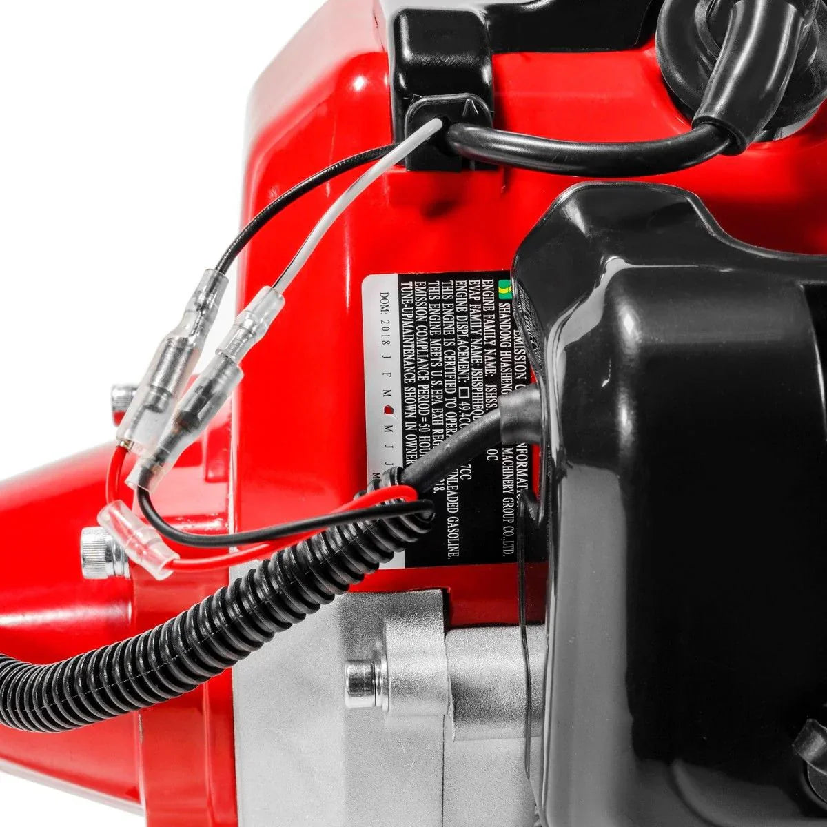 82101 Heavy Duty 1.6HP Power Sweeper 24 In. Gas Powered Broom Snow Dirt