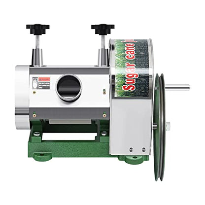 Try Yean Manual Sugarcane Juice Machine, Professional Stainless Steel Sugar Cane Juicer, 110lbs Output Per Hour With 2 In. Large Inlet Extractor