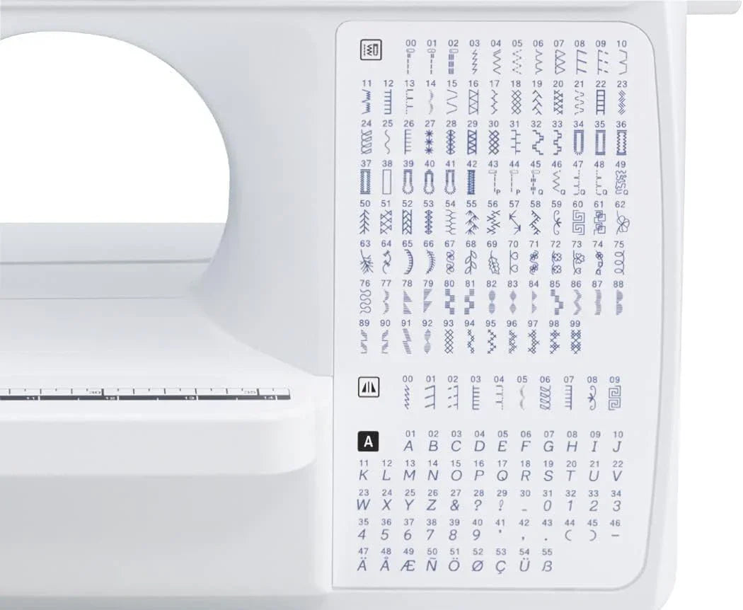 Brother Sewing And Quilting Machine, Computerized, 165 Built-In Stitches, LCD Display, Wide Table, 8 Included Presser Feet, White, 20x12x17