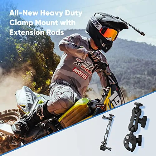 Insta360 X3 Motorcycle Kit- Waterproof 360 Action Camera With 1/2 In. 48MP Sensors