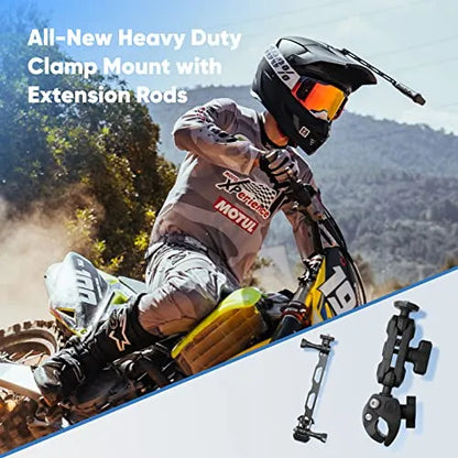 Insta360 X3 Motorcycle Kit- Waterproof 360 Action Camera With 1/2 In. 48MP Sensors