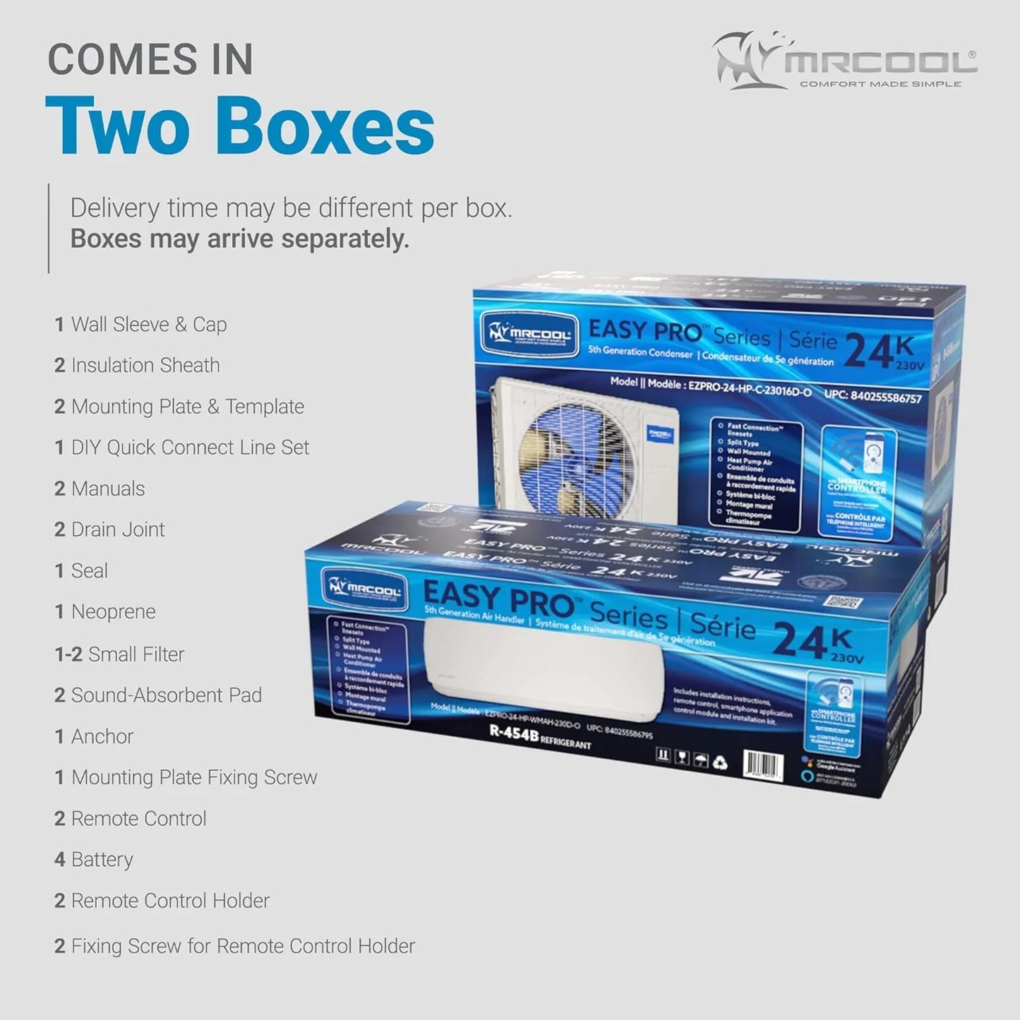 Mrcool 24000 BTU 230V Ductless Inverter Mini Split Air Conditioner And Heat Pump System