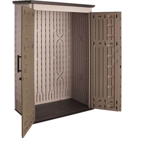 Rubbermaid Outdoor Storage Shed, 52 Cu. Ft., Weather-Resistant, Lockable Doors
