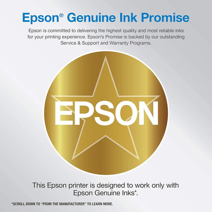Epson EcoTank Et 4800 Wireless All-in-One Inkjet Printer, White, Cartridge Free, Scanner, Copier, Fax, ADF, Ethernet, Home Office