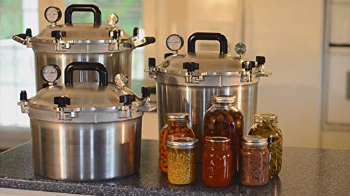 All American 930 Canner Pressure Cooker, 30 Qt., Silver