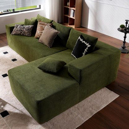 Ovios 104 In. Cloud Sectional Couch With L-Shape Chaise, Modern Modular Sofa With Deep Seat, Upholstered Couches For Living Room Bedroom