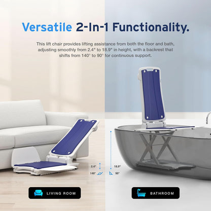 Aydmed 2-in-1 Electric Lift Chair, 308lbs Capacity, Waterproof