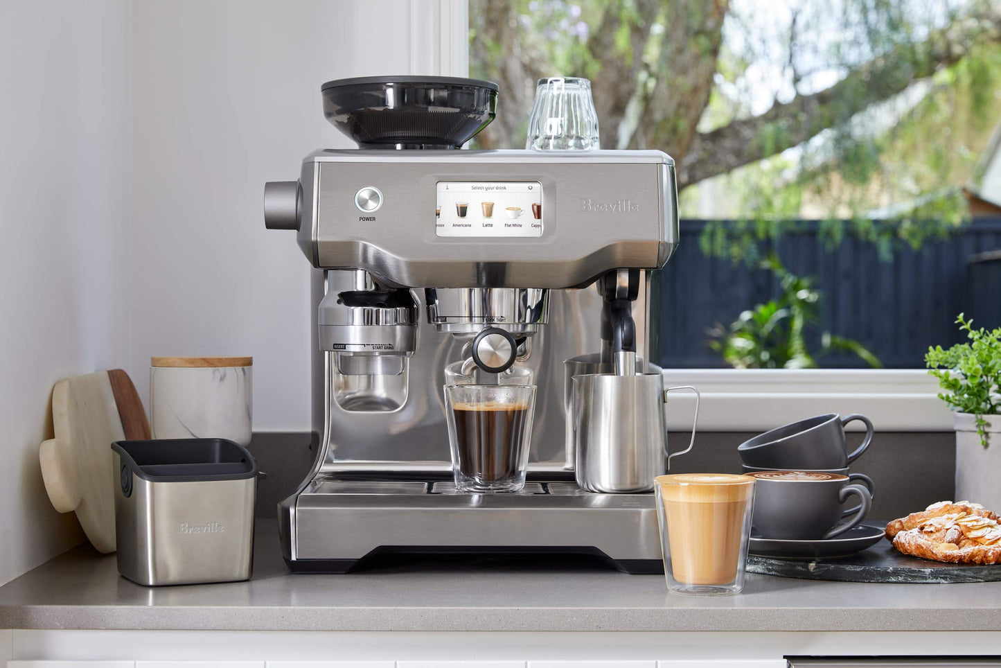 Breville BES990BSSUSC Automatic Espresso Machine
