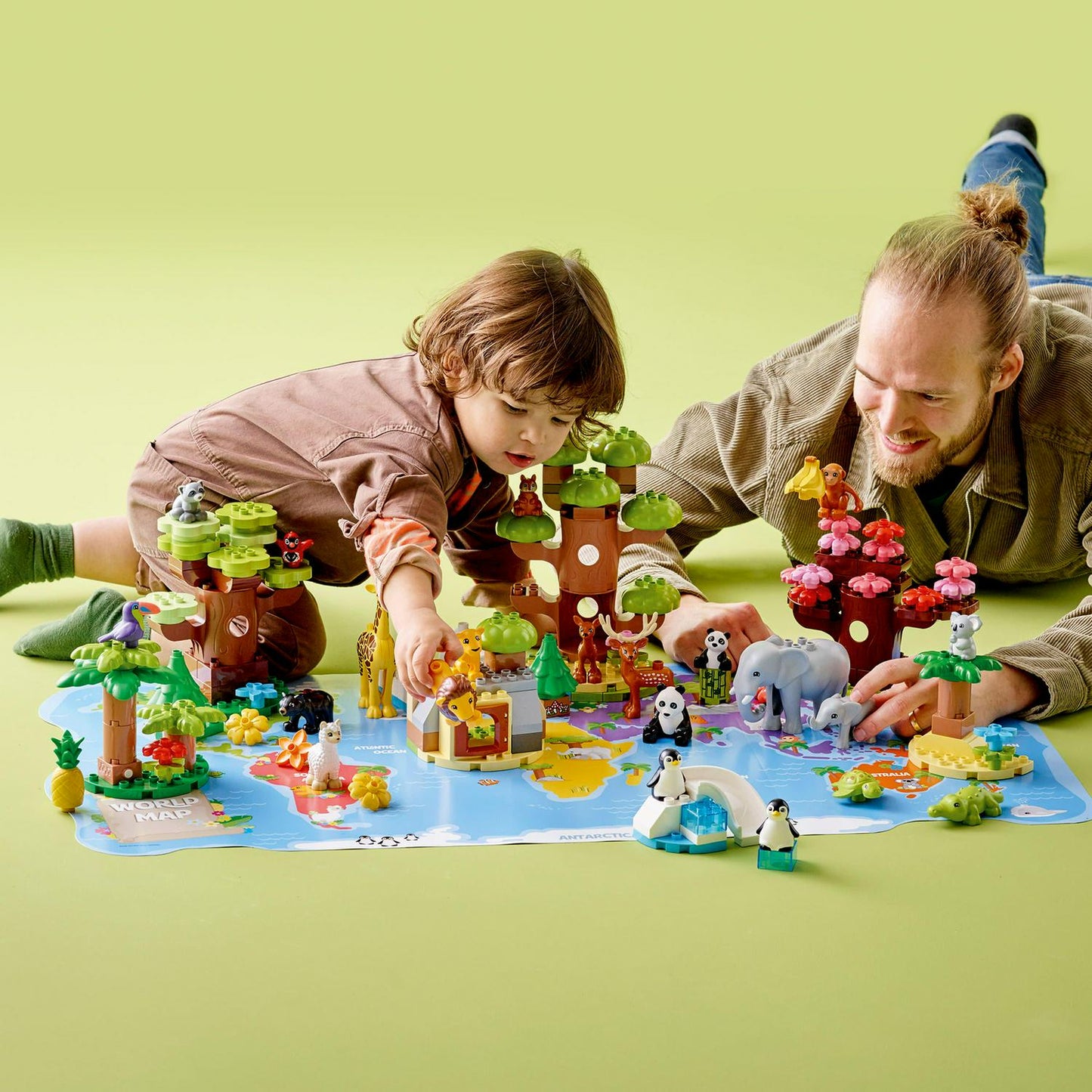 Duplo Wild Animals Of The World 10975 Building Toy Set, 142 Pieces