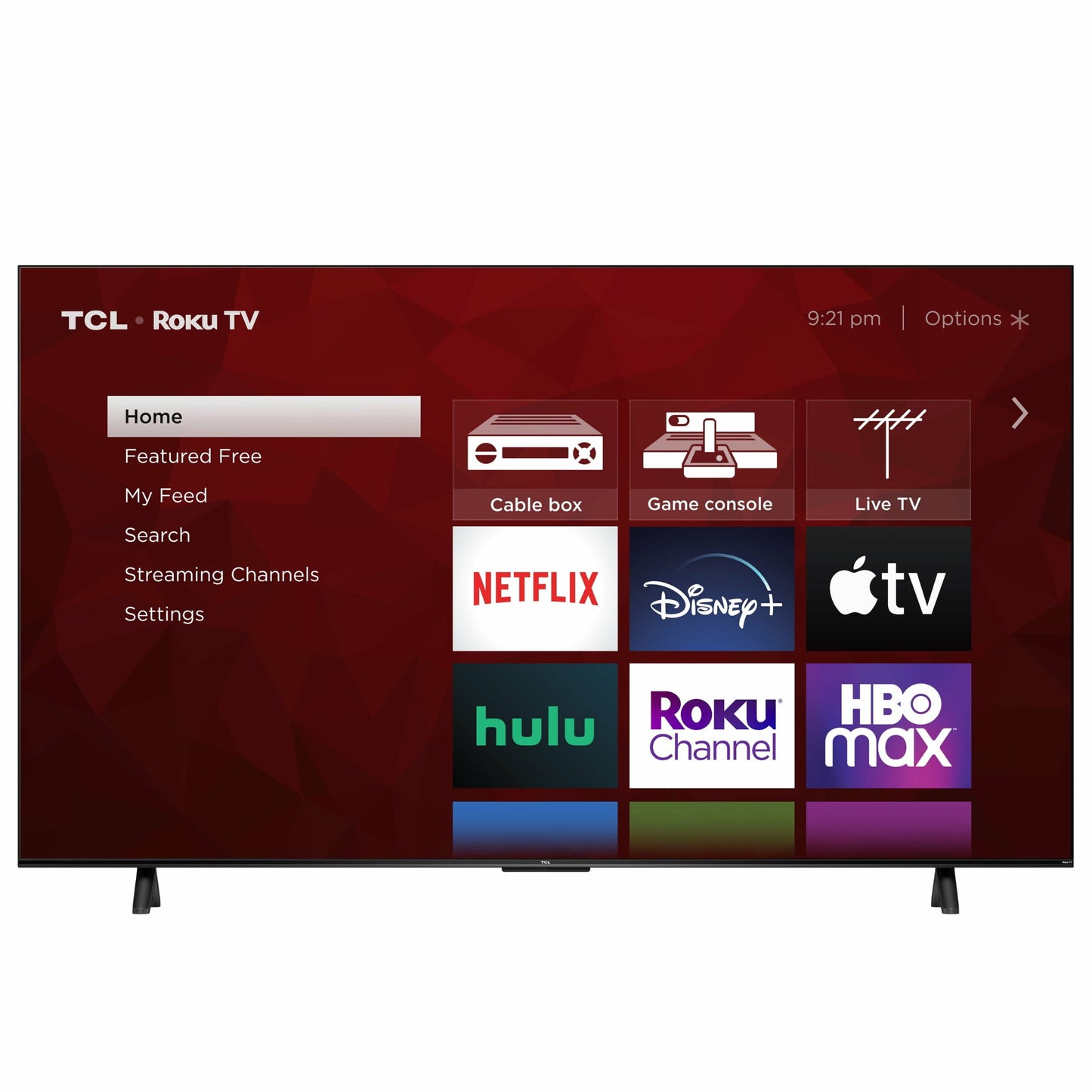 TCL 75 In. 4-Series 4K UHD HDR Smart TV With Roku, Voice Control, AirPlay, And Customizable Home Screen