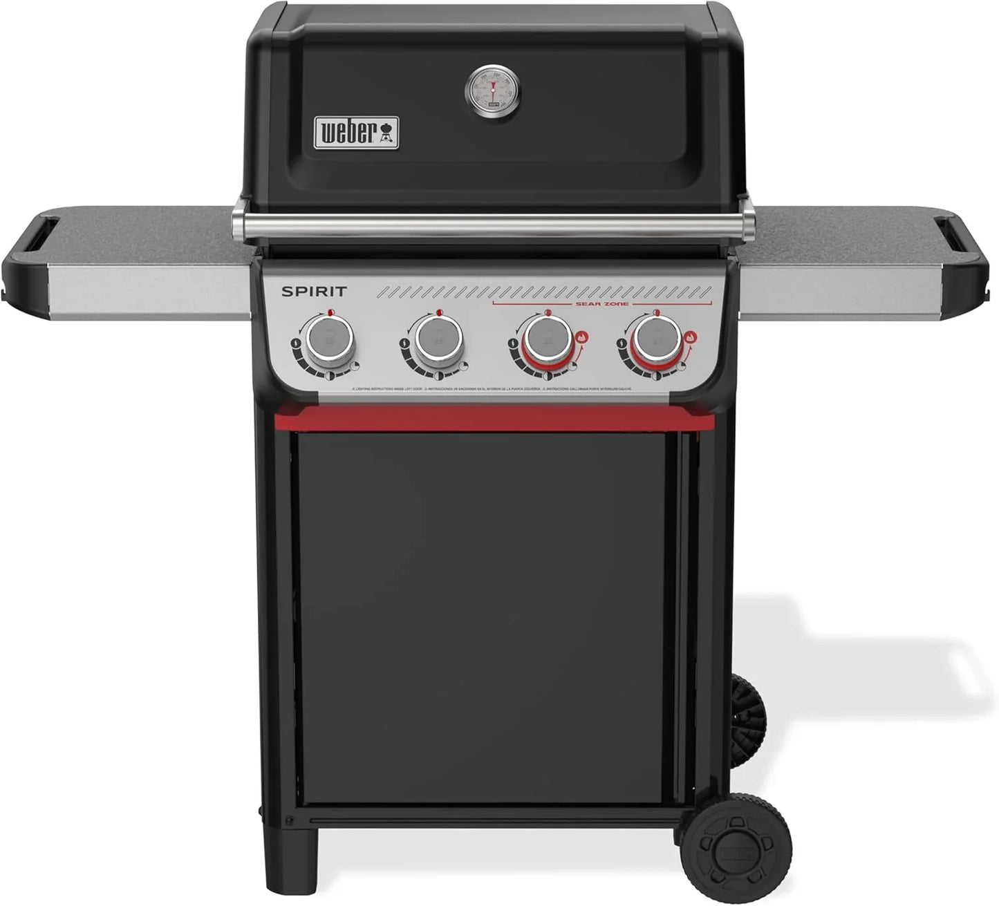 Weber Spirit E-325 Liquid Propane Gas Grill For Outdoor Cooking And Bbq, 3 Burners
