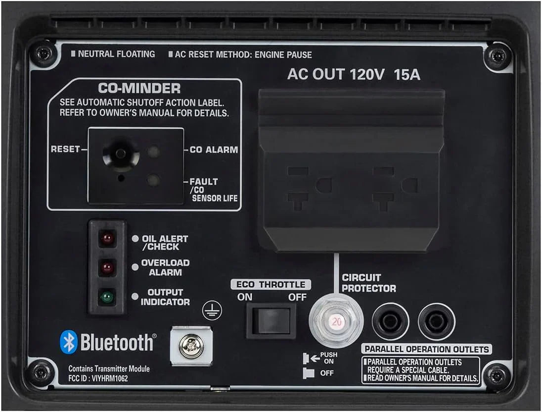 Honda 664240 EU2200i 2200 Watt Portable Inverter Generator With Co-Minder