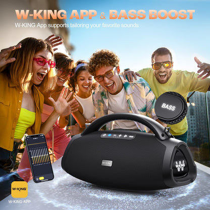 W-King X20 Bluetooth Party Speaker, 330W, IPX7, 7.5 In. Subwoofer