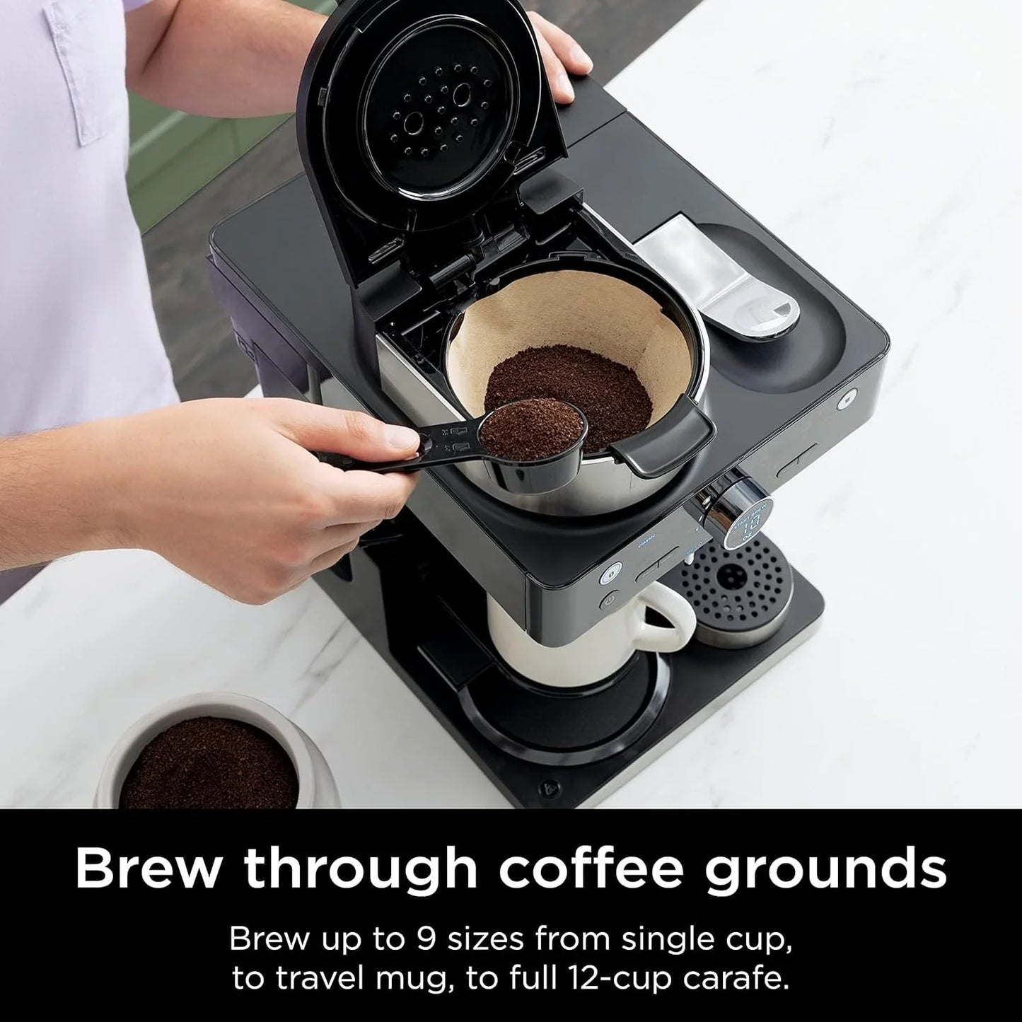 Ninja Espresso And Coffee Maker And Barista System, 3 Espresso Brew Styles