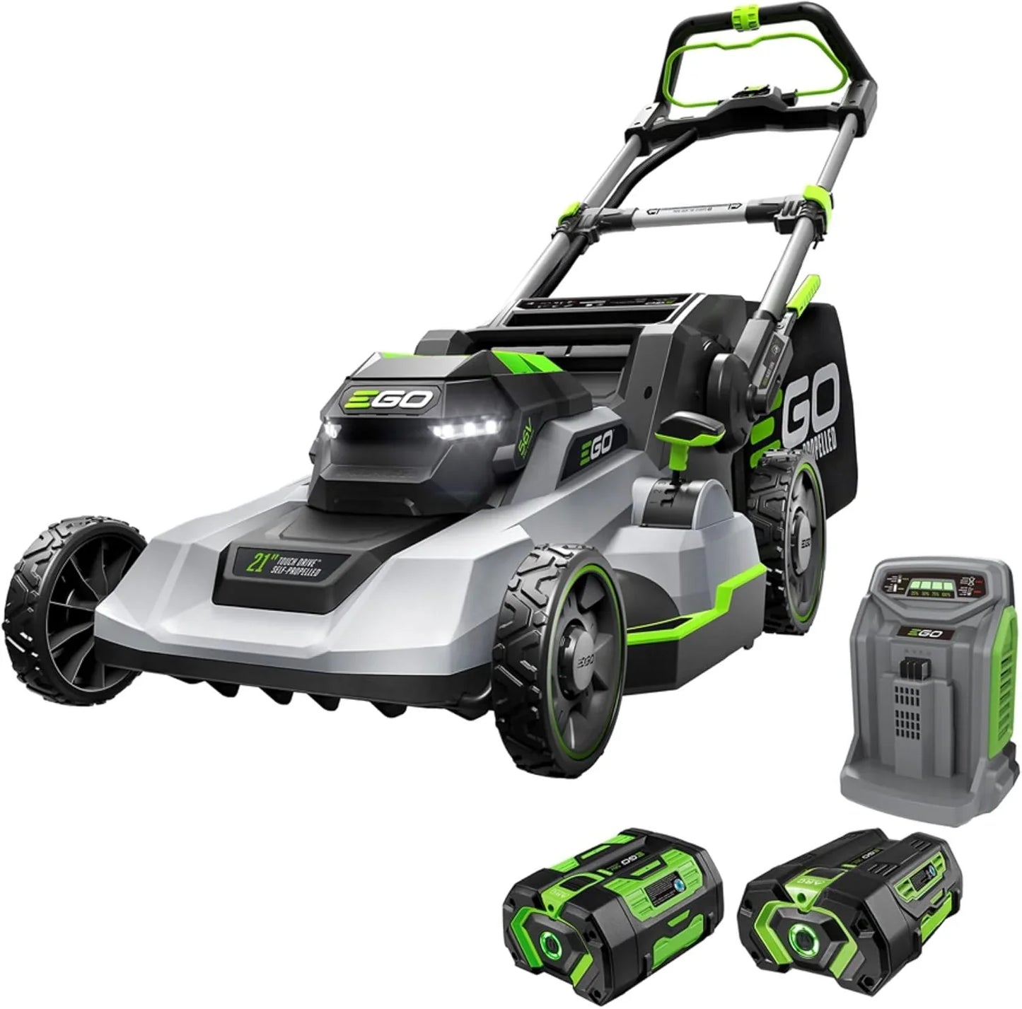 Ego Power Plus Electric Lawn Mower, Self-Propelled Cordless With Select Cut And Touch Drive