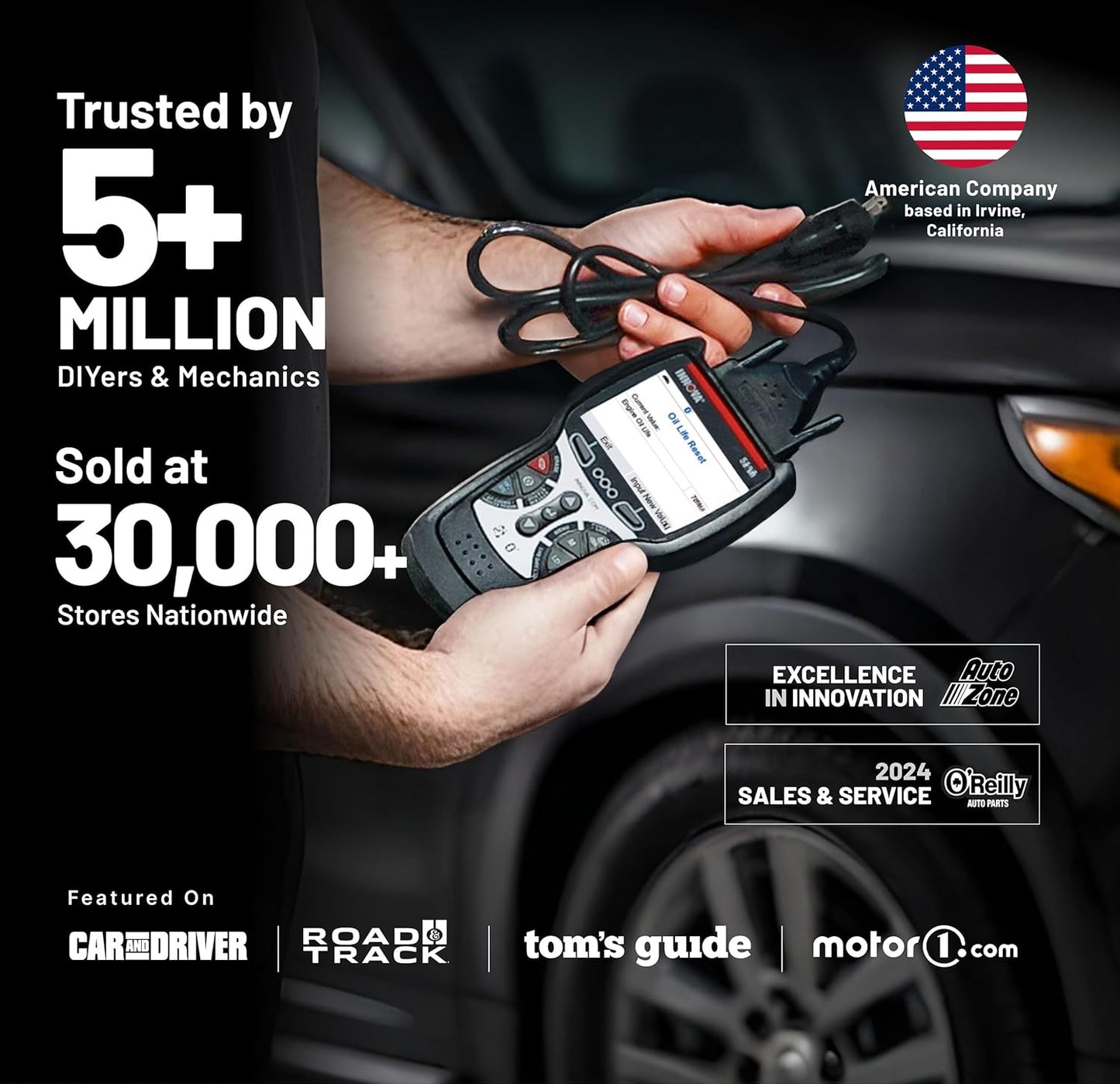 Innova 5610 OBD2 Bidirectional Scan Tool With Updates And Support