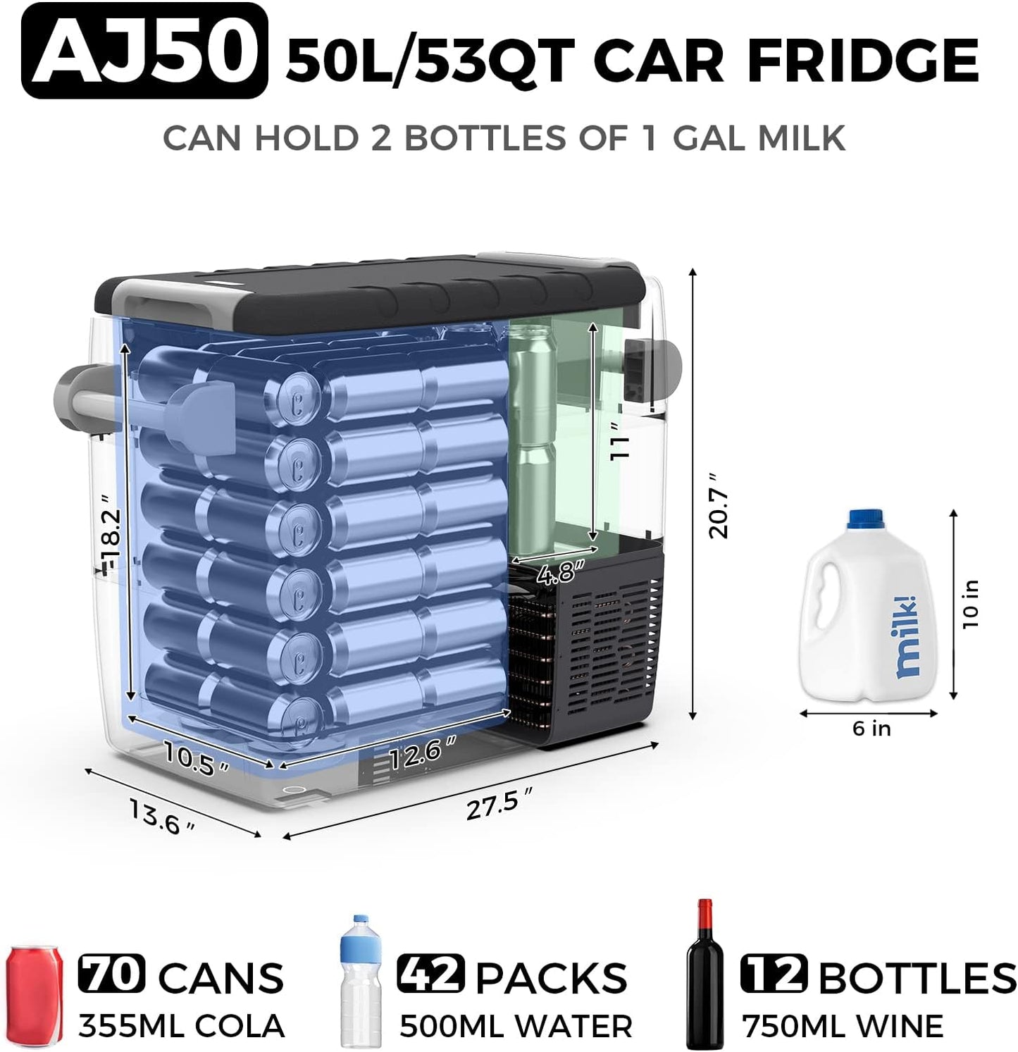 AJ30 Portable RefrigeratorPortable Freezer32 Quart