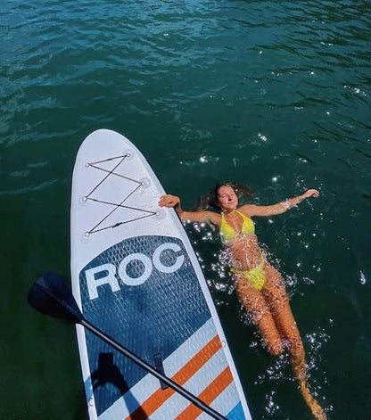 Roc Inflatable Stand-Up Paddle Board Sup Paddle Board Accessories Anti-Slip Comfortable Deck