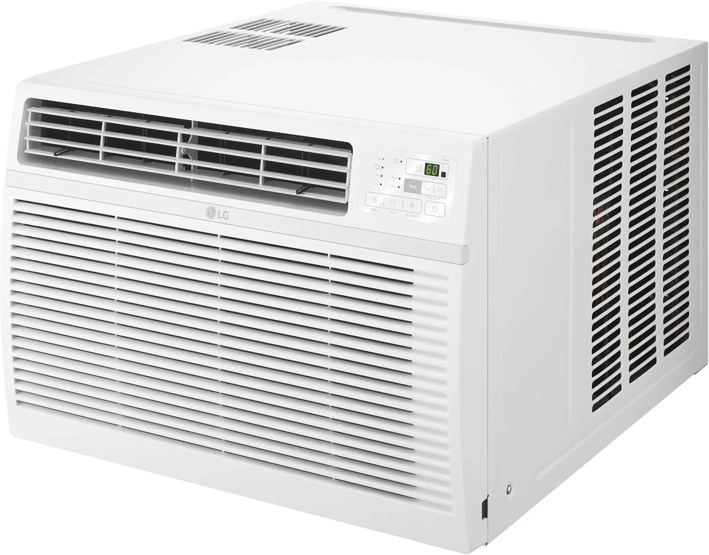 LG 6,000 BTU Window Air Conditioner, 115V, Cools 250 Sq. Ft. For Bedroom, Den