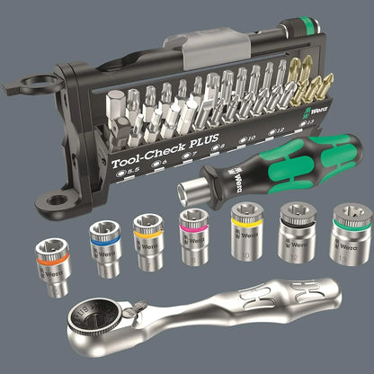 5003594001 8100 Sb 2 Zyklop 3/8 In. Metric Ratchet Set, Piece Of 43