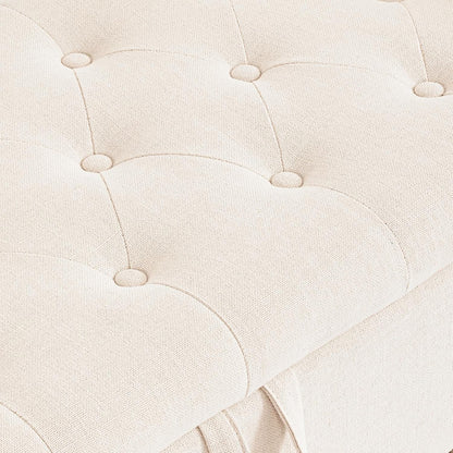 Furniliving Modern Storage Ottoman Bench
