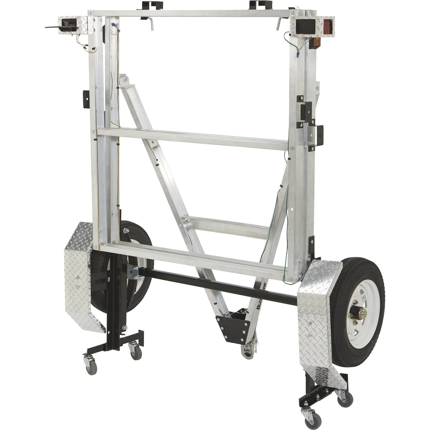 Ultra-Tow 4 Ft. x 8 Ft. Folding Aluminum Utility Trailer Kit-1170Lb. Load Capacity 3806S109