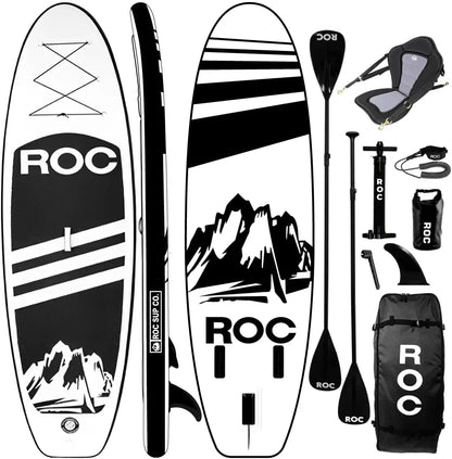 Roc Inflatable Stand-Up Paddle Board Sup Paddle Board Accessories Anti-Slip Comfortable Deck