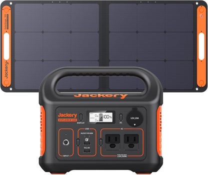 Portable Power Station Explorer 300, 293Wh Backup Lithium Battery, Solar Generator For Outdoors Camping Travel Hunting Blackout, Solar Panel Optional