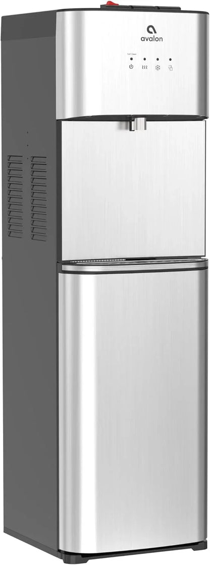 Limited Edition Self Cleaning Water Cooler Water Dispenser- 3 Temperature Settings- Hot, Cold And Room Water, Stainless Steel Construction