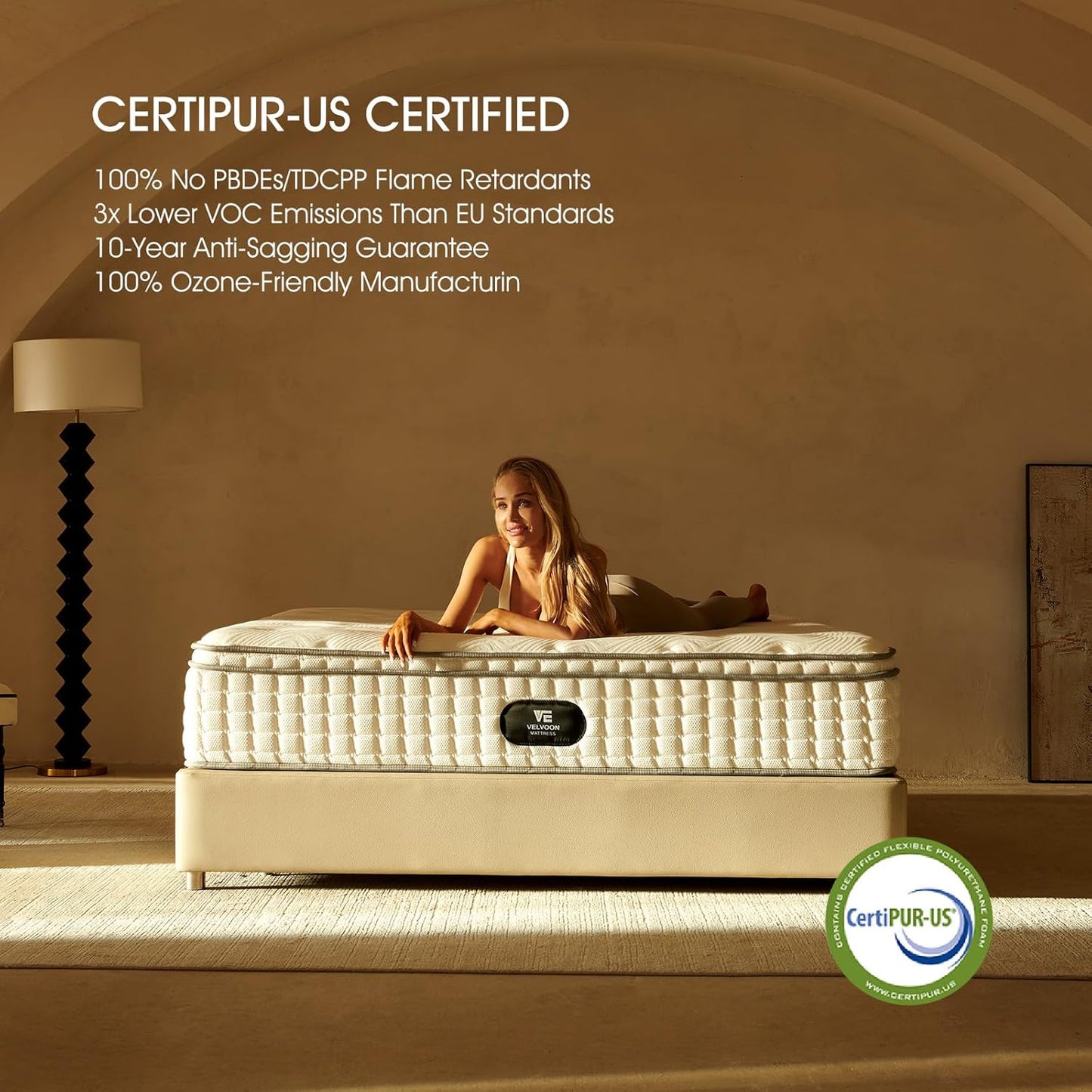 Queen Mattress, 12 In. Cooling Gel Memory Foam Mattress, Cool Sleep, Pressure Relief With Medium Firm Support, Improves Sleep