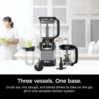 Ninja Blender Compact Kitchen System For Smoothies, Doughs, And Frozen Drinks With Auto-IQ, 72 Oz Blender Jar