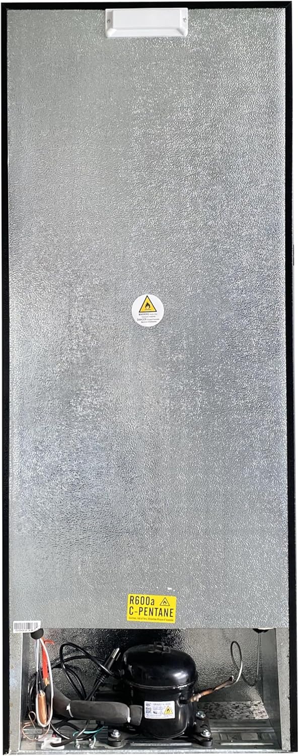 Frigidaire Upright Freezer, 6.5 Cu. Ft, Deep Freeze, Vinyl Coated Metal With Wire Shelving, Compact For Kitchen, RV, Dorm, Cabin, And Trailer