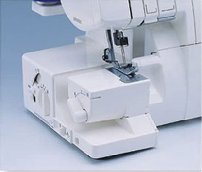 1034D Serger Heavy-Duty Metal Frame Overlock Machine 1300 Stitches Per Minute Removeable Trim Trap 3 Included Accessory Feet