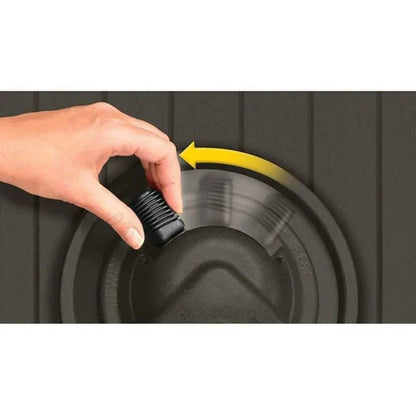 125 Ft. Aquawinder Auto Rewind Water Powered Yard Hose Reel, Java, 2 Pack