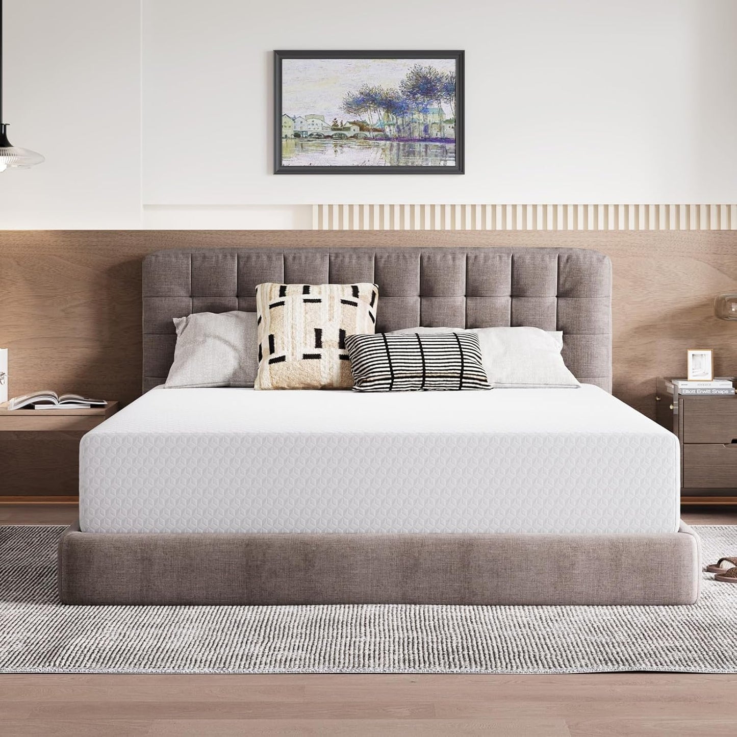 Novilla Twin Size Mattress, 10 In. Memory Foam Mattress Twin For Balanced Support And Pressure Relief, Cooling Comfort For Nightlong Refreshment