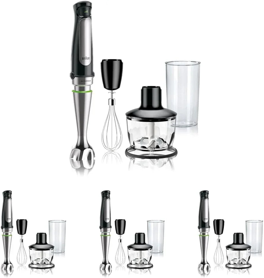 Braun MultiQuick 7 3-in-1 Immersion Blender With Food Processor 锟 Powerful Handheld Electric Stick Blender- Emulsifier For Chopping