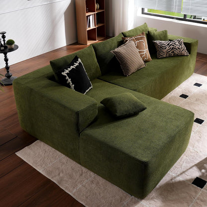 Ovios 104 In. Cloud Sectional Couch With L-Shape Chaise, Modern Modular Sofa With Deep Seat, Upholstered Couches For Living Room Bedroom