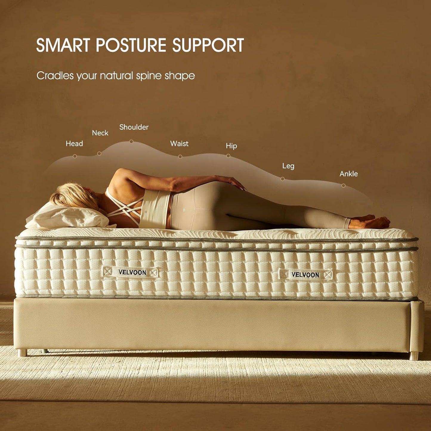 Queen Mattress, 12 In. Cooling Gel Memory Foam Mattress, Cool Sleep, Pressure Relief With Medium Firm Support, Improves Sleep