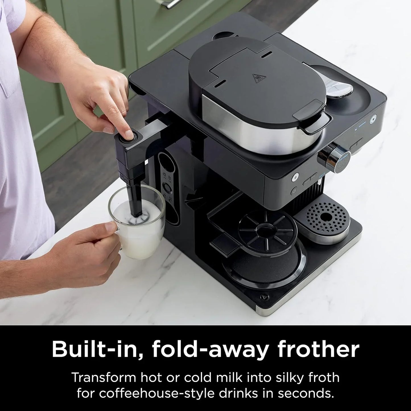 Ninja Espresso And Coffee Maker And Barista System, 3 Espresso Brew Styles
