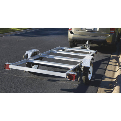 Ultra-Tow 4 Ft. x 8 Ft. Folding Aluminum Utility Trailer Kit-1170Lb. Load Capacity 3806S109