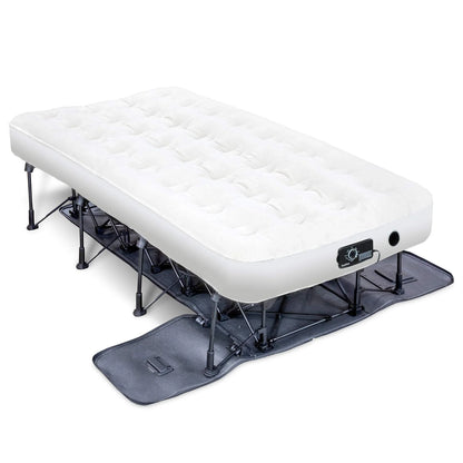 Ivation EZ-Bed Self Inflating Air Mattress Twin Air Mattress With Built In Pump And Case