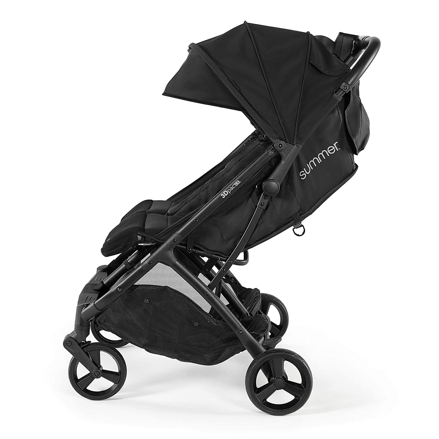 3Dpac Cs Plus Double Stroller Black C Car Seat Compatible Baby Stroller C Lightweight Stroller With Convenient One-Hand Fold